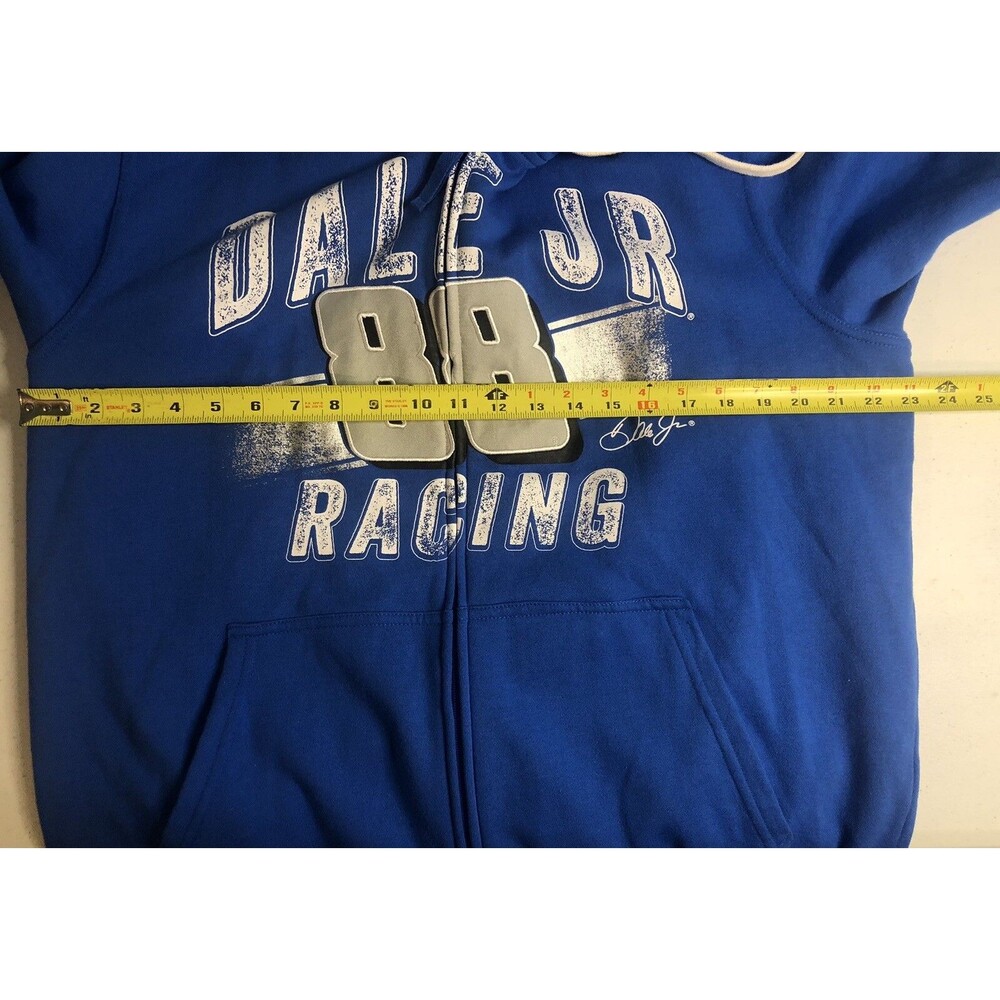 Dale Earnhardt Jr. #88 Hoodie Adult XL Blue Full Zip NASCAR - Picture 2 of 5